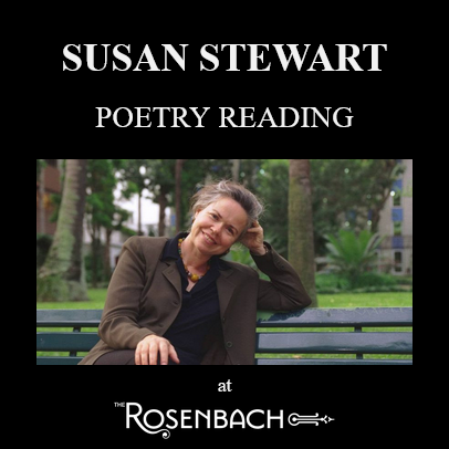 susan stewart poetry reading