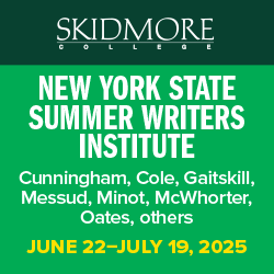 nystatesummerwritersinstitute skidmore americanpoetryreview mar apr2025digitalad 250x250